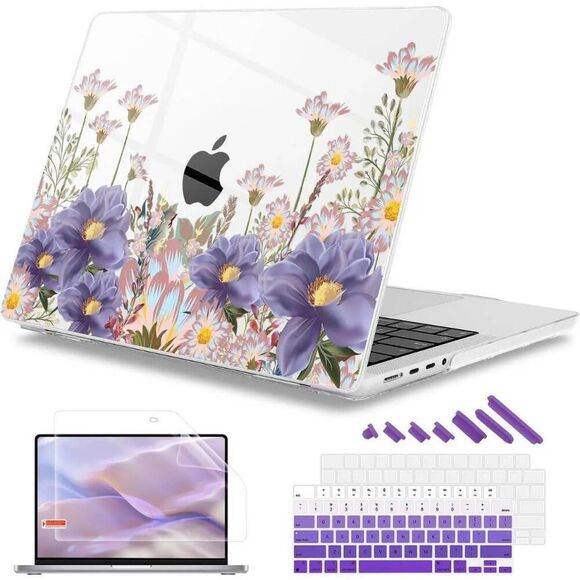 Mektron Case for 2024 MacBook Pro 16" M4 A3403 A3186 Fits M3 A2991 M2 A2780 M1 A - Picture 1 of 5